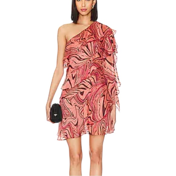 NWT Misa Los Angeles Selena Dress in Feeling Groovy - Picture 1 of 6